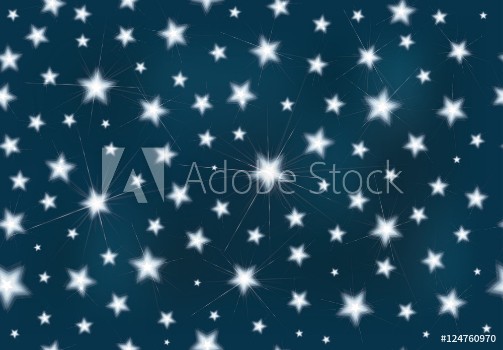 Picture of Vector seamless starry background